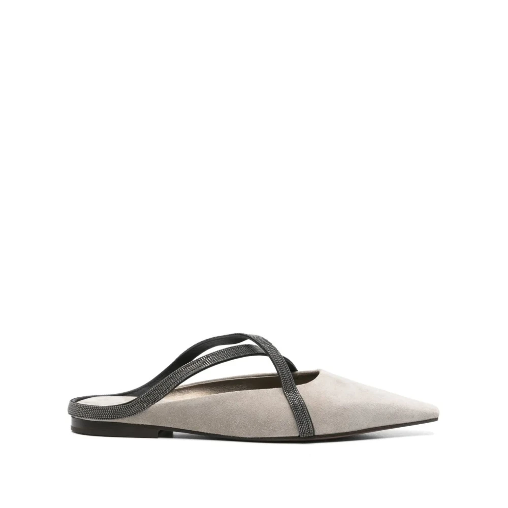 Shoes > Flats > Mules - - Brunello Cucinelli - Modalova
