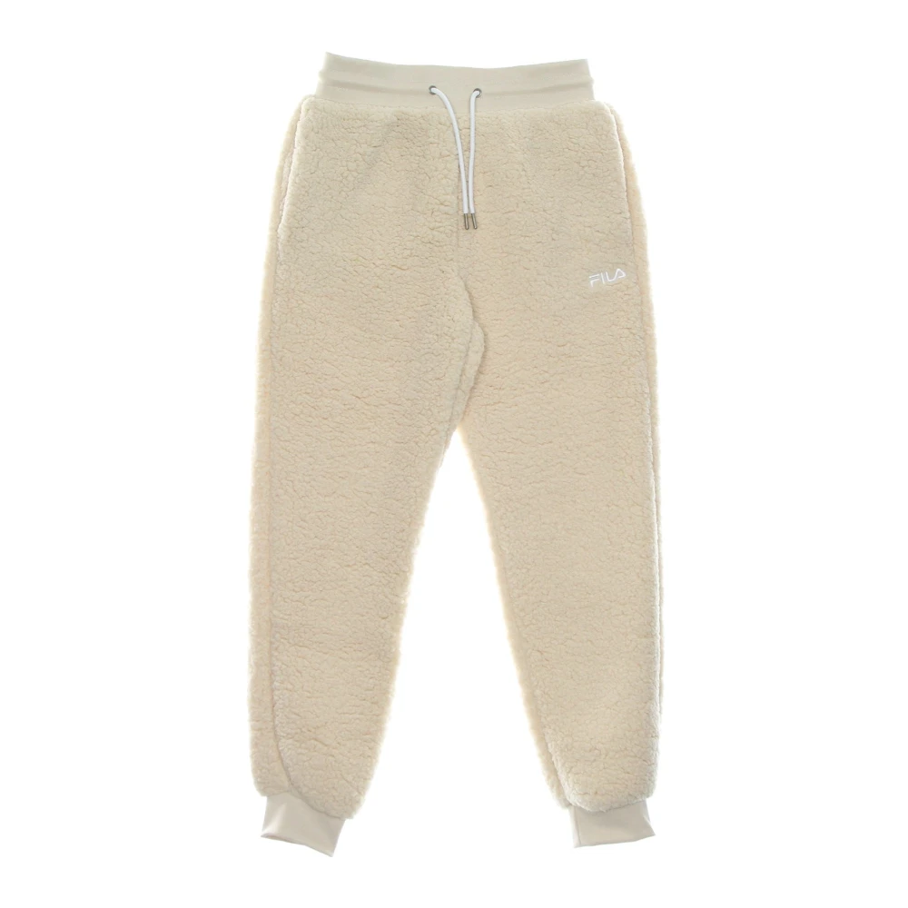 Fila Pluizige Teddybeer Trainingsbroek Beige Heren