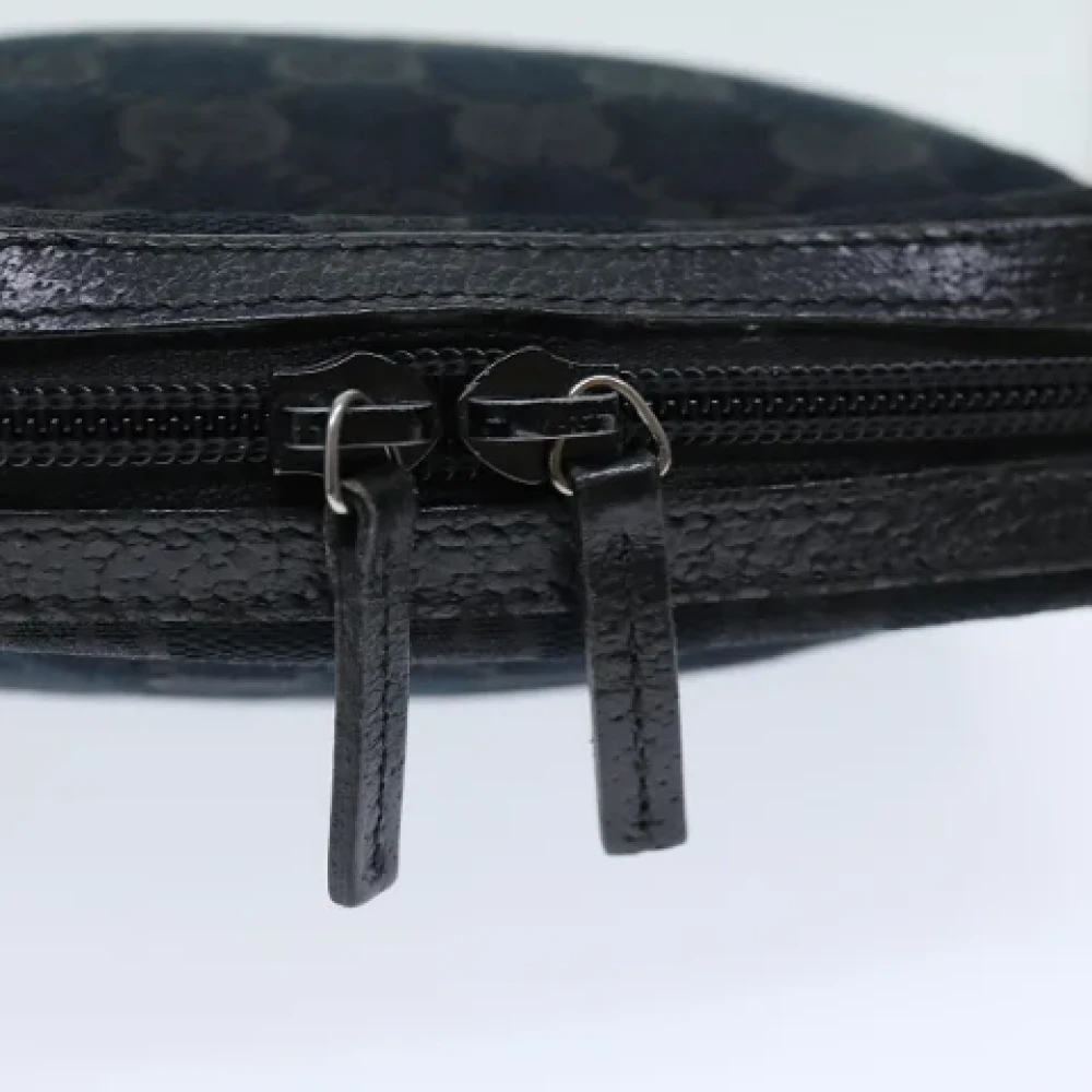Gucci Vintage Pre-owned Canvas pouches Black Dames
