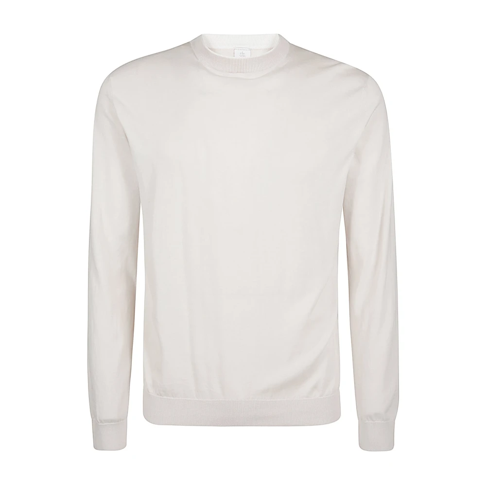 Eleventy Sea Island Cotton Polo Shirt Gray Heren