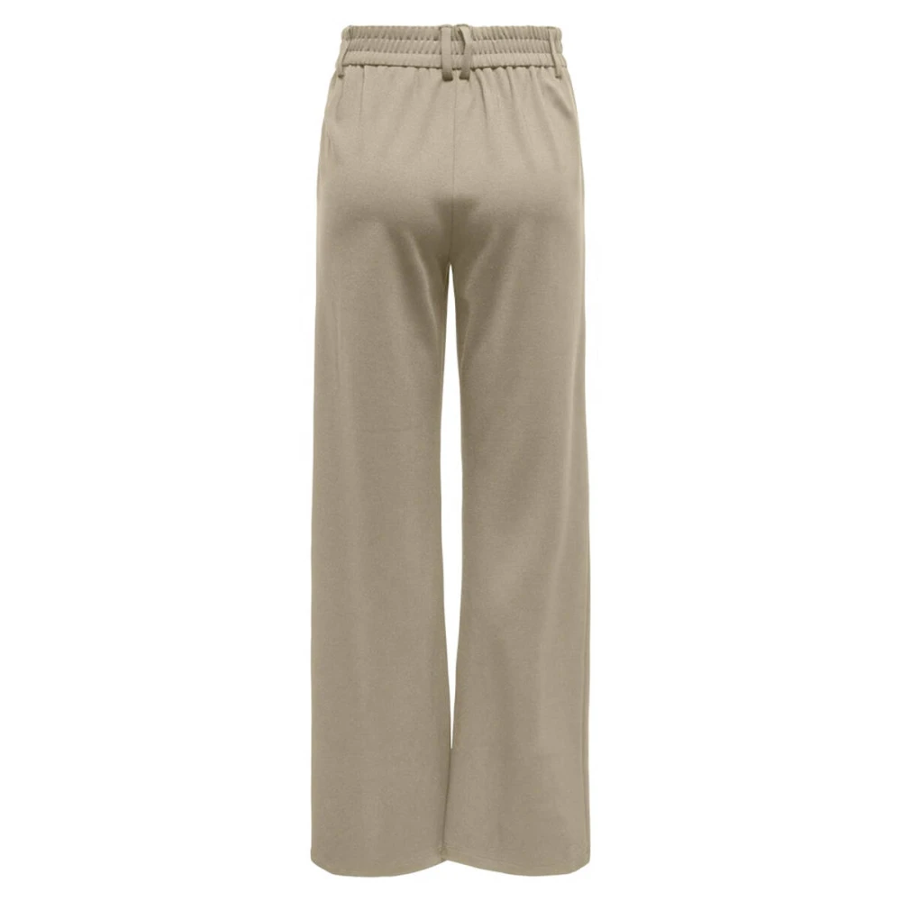 Only Life Straight Broek Beige Dames