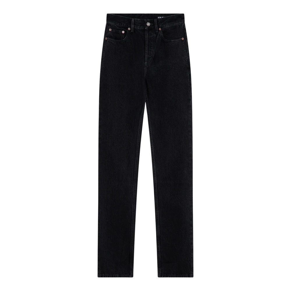 Saint Laurent Regular Fit Denim Jeans Black Dames