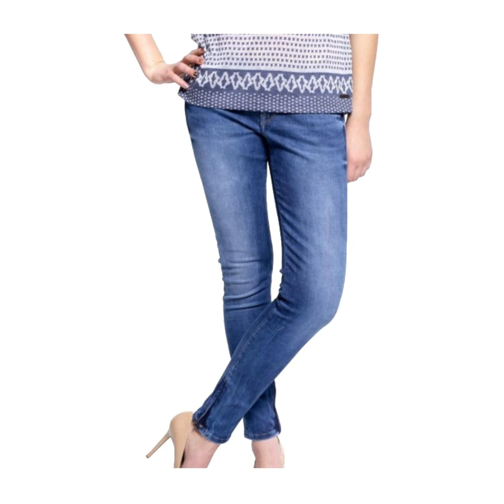 Pepe Jeans Women's Blue Cher Slim Fit Trousers - Skinny Fit Jeans - W32 L28 - Jeans