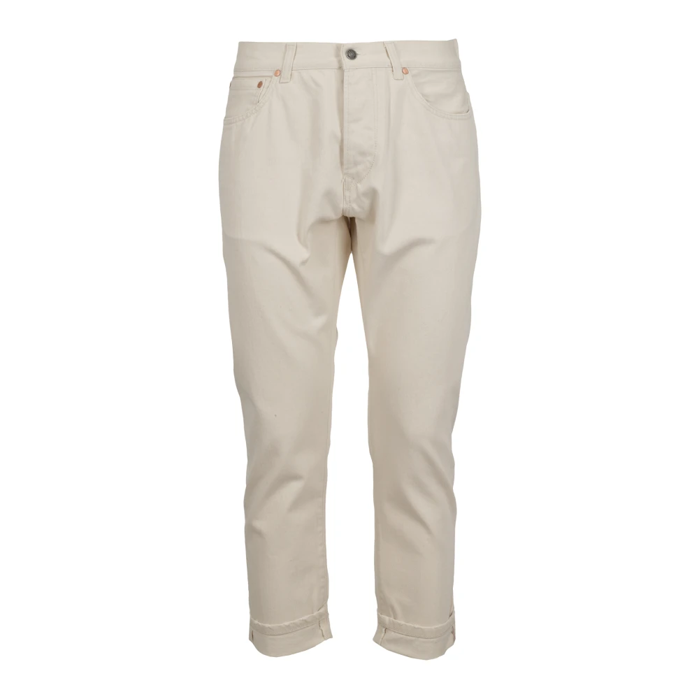 Tela Genova Denim 5-Pocket Jeans Beige Heren