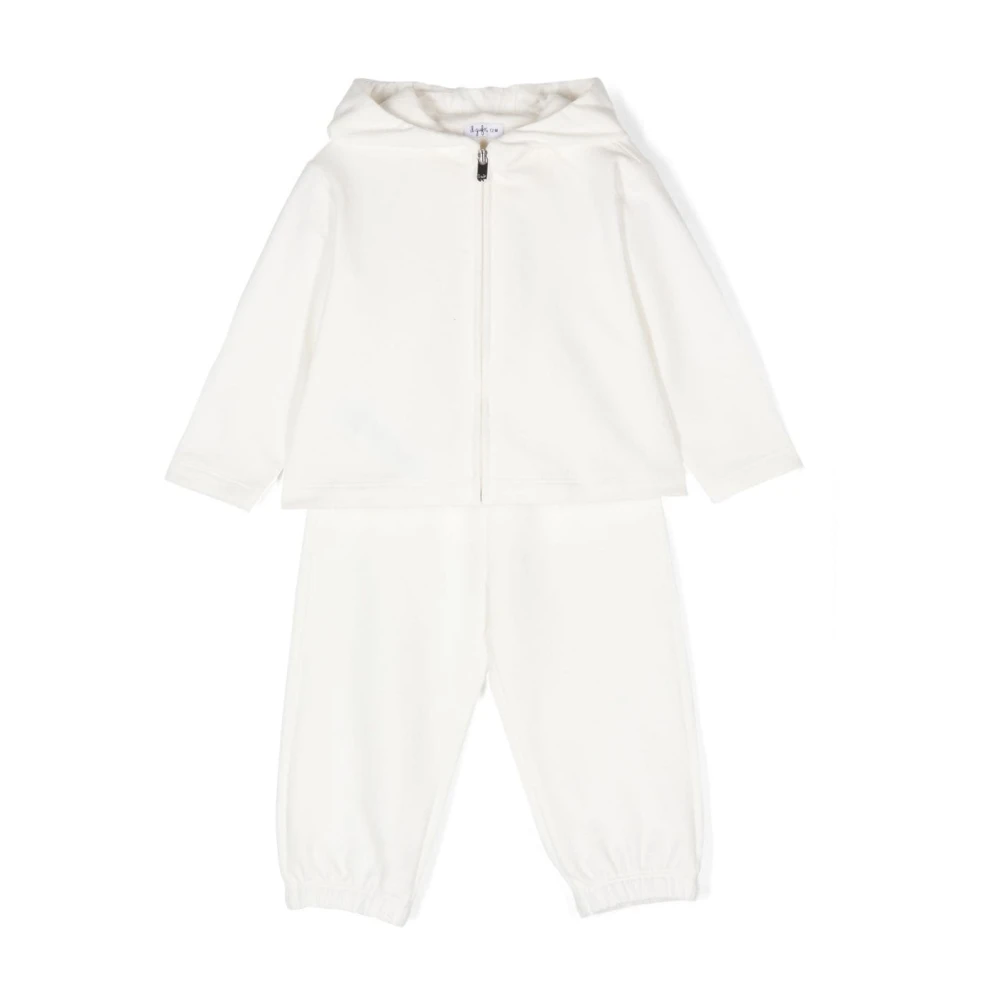 Il Gufo Vit Overall för Pojkar Aw24 White, Pojke