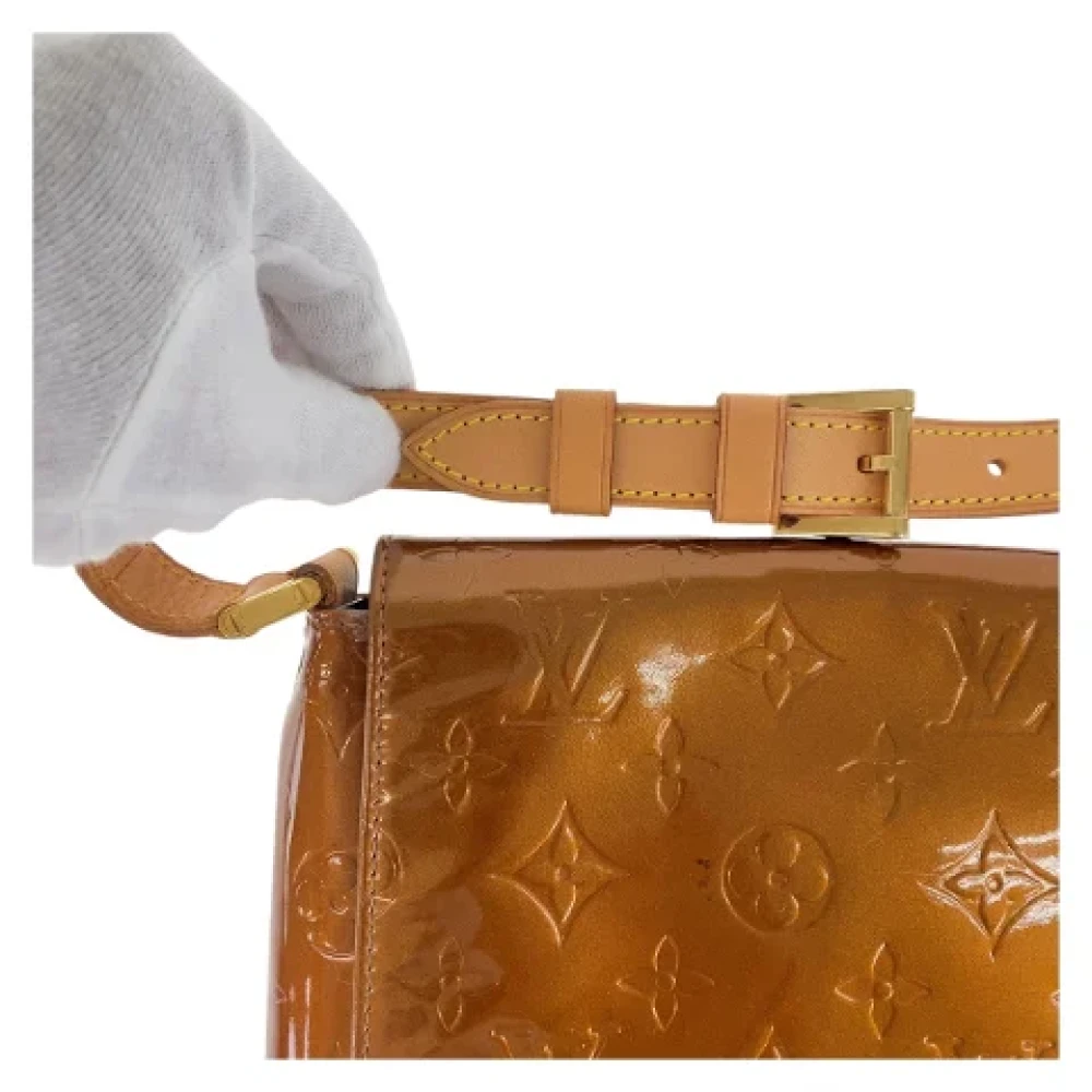 Louis Vuitton Vintage Pre-owned Leather crossbody-bags Brown Dames