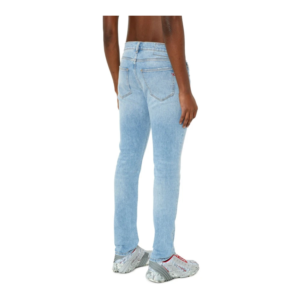Diesel Slim Stretch Jeans Light Denim Blue Heren
