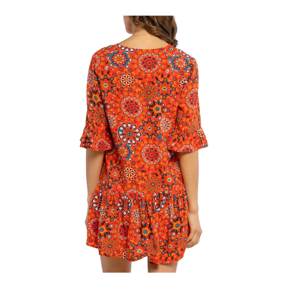 Desigual Korte Jurk Red Dames