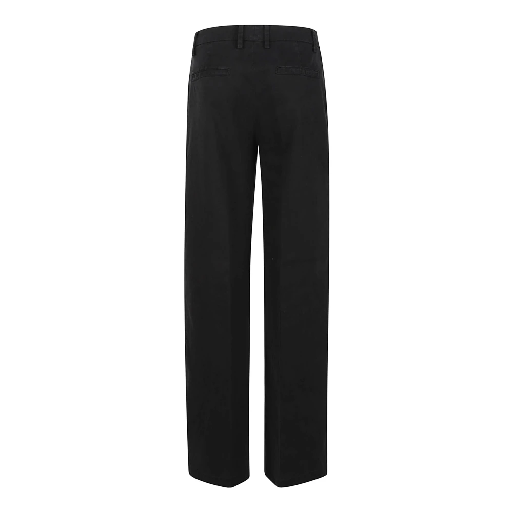 True Royal Zwarte Zijdeblend Broek Black Dames