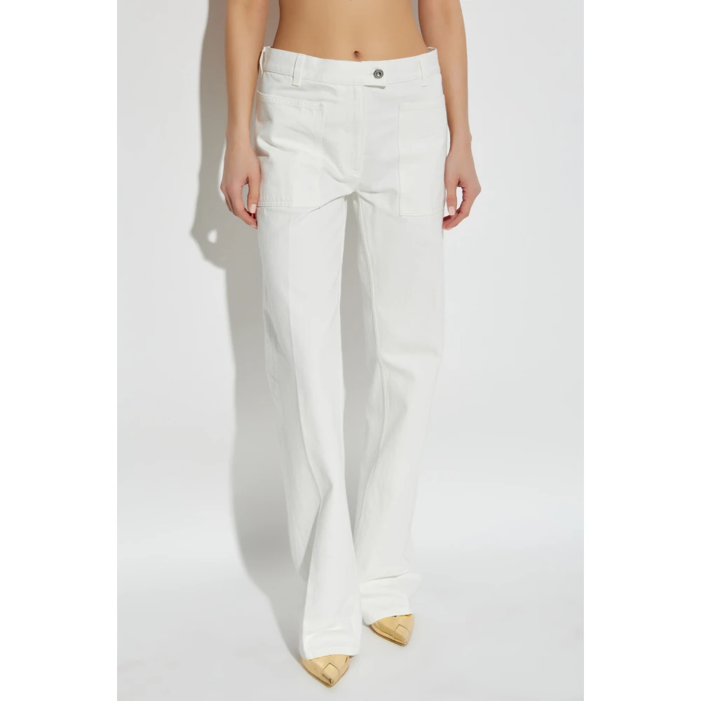 Salvatore Ferragamo Straight-leg jeans White Dames