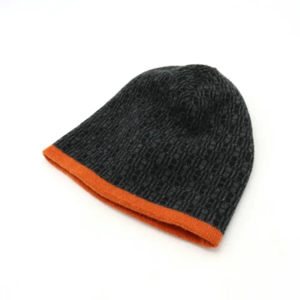 Hermès Vintage Pre-owned Canvas hats Black Dames