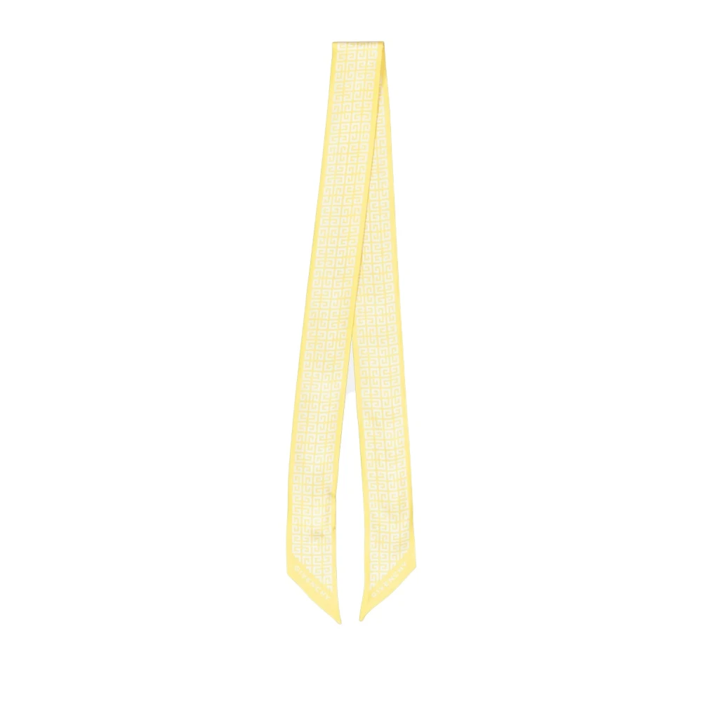 Givenchy Silk 4G Bandeau Hårband Yellow, Dam