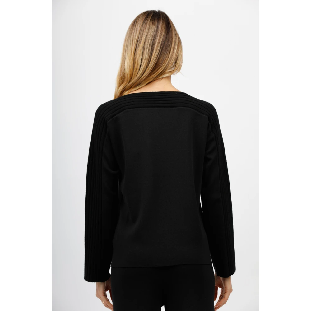 Alpha Studio Bootnek Top Black Dames