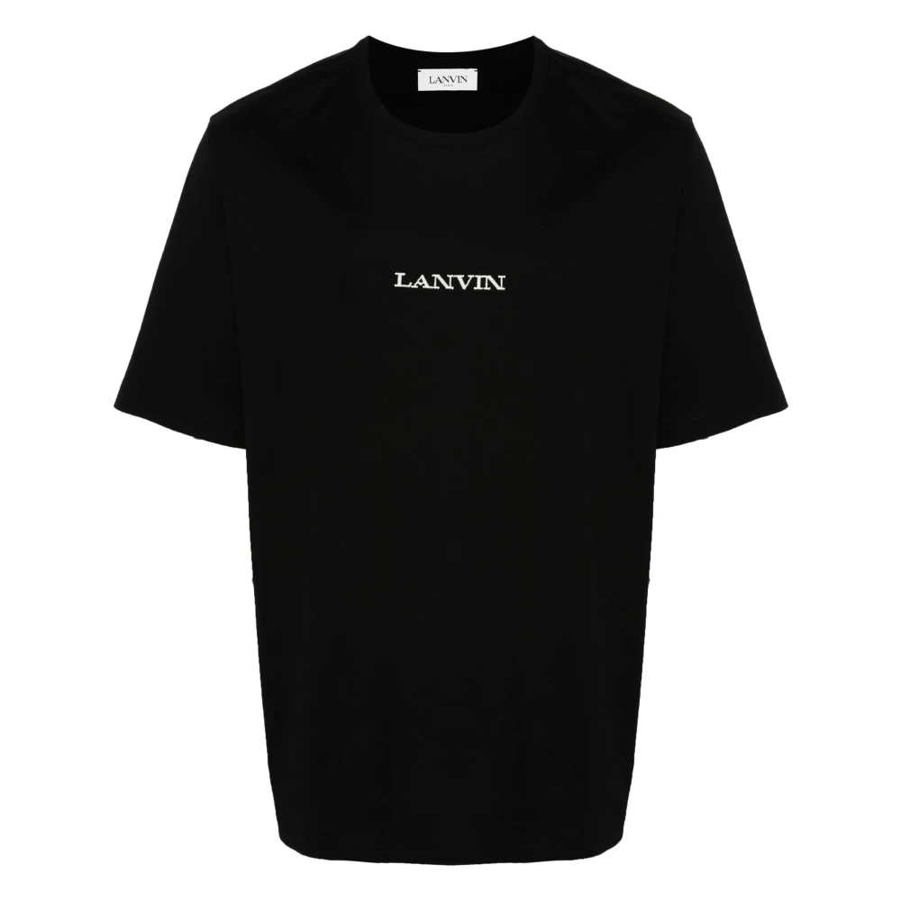 Lanvin Broderad Loop T-shirt Black, Herr