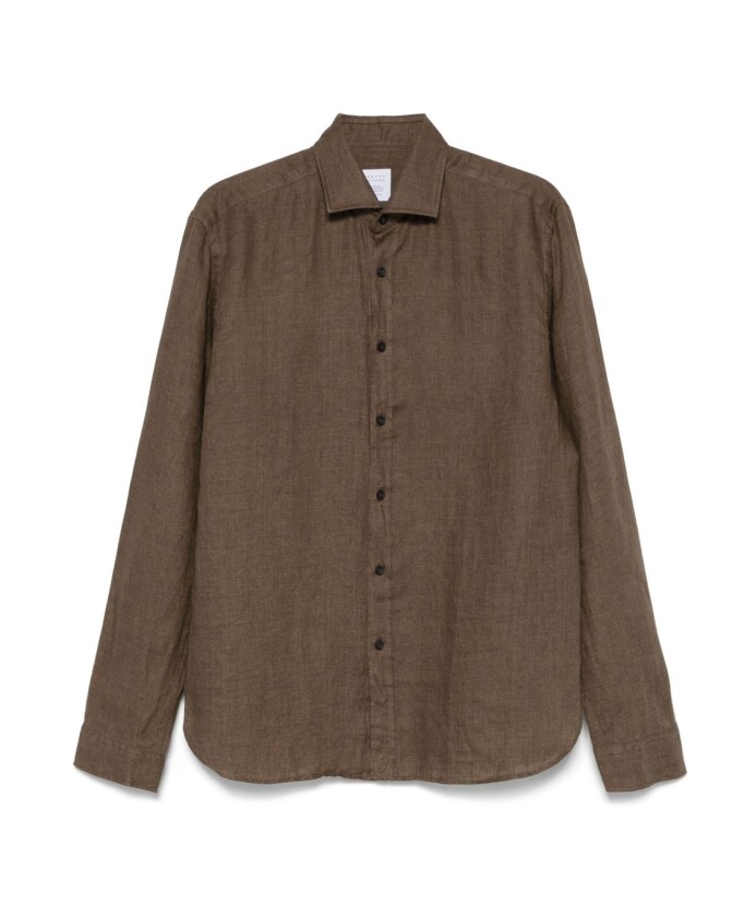 brown-buttoned-shirt-with-box-pleat-detail