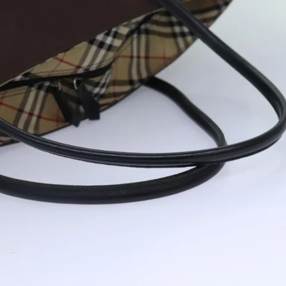 Burberry Vintage Pre-owned Nylon handbags Brown Dames
