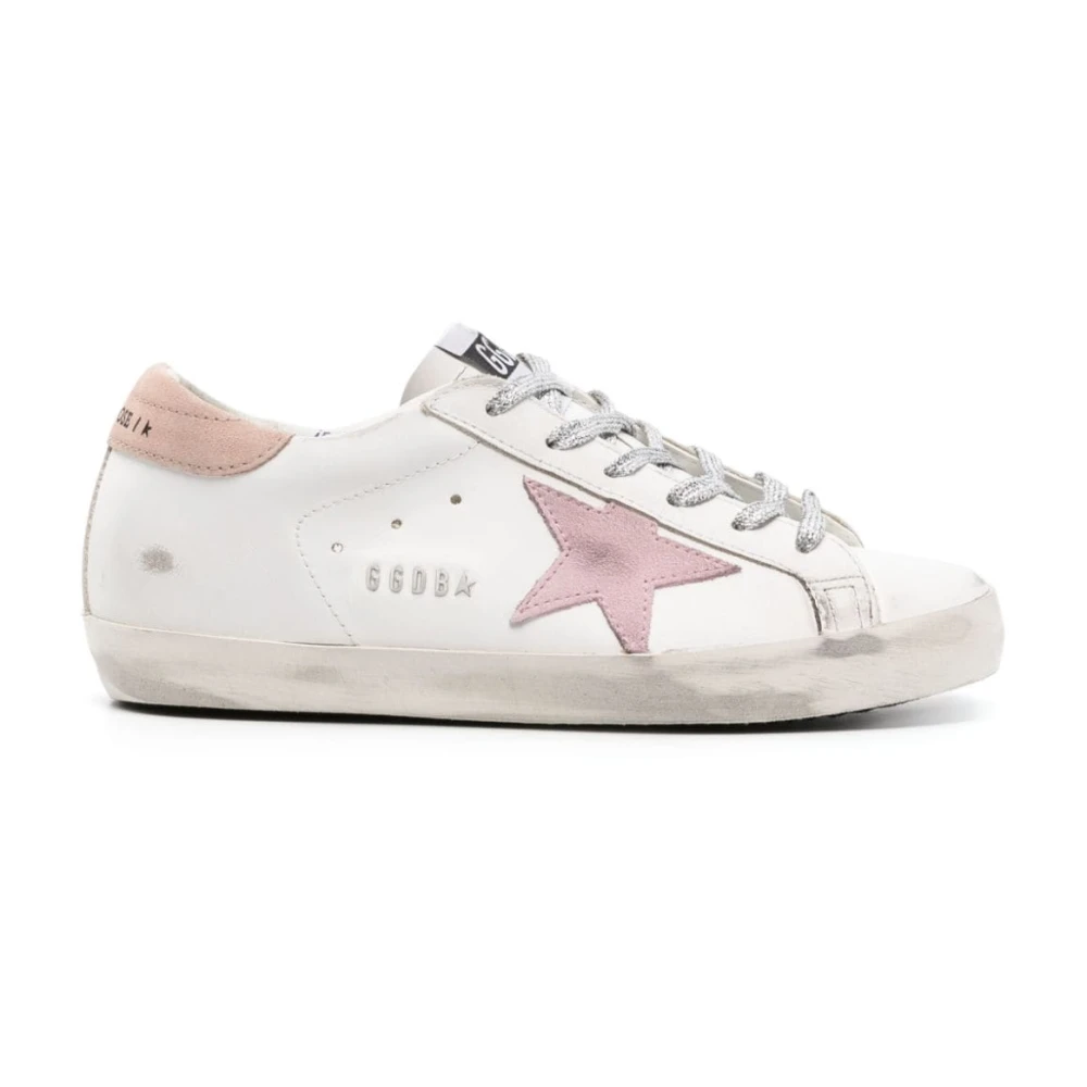 Golden Goose Super-Star Sneakers White, Dam