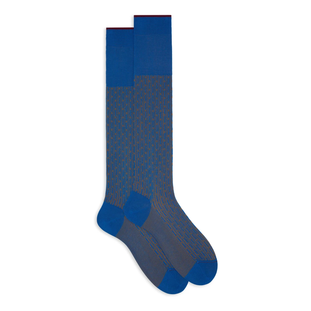 Gallo Blauwe Lelie Katoenen Sokken Multicolor Heren