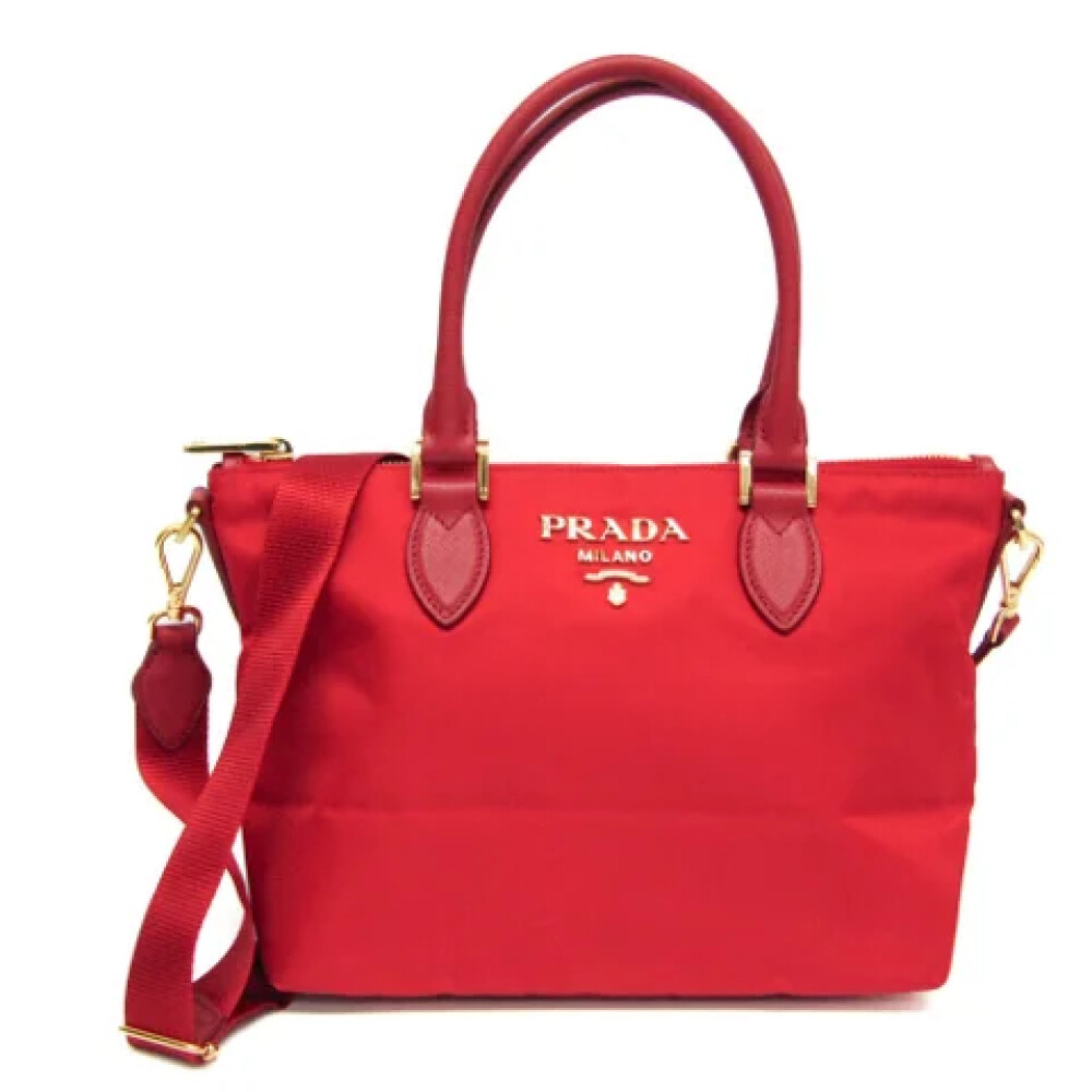 Pre owned Fabric prada bags Prada Vintage Vintage Tassen