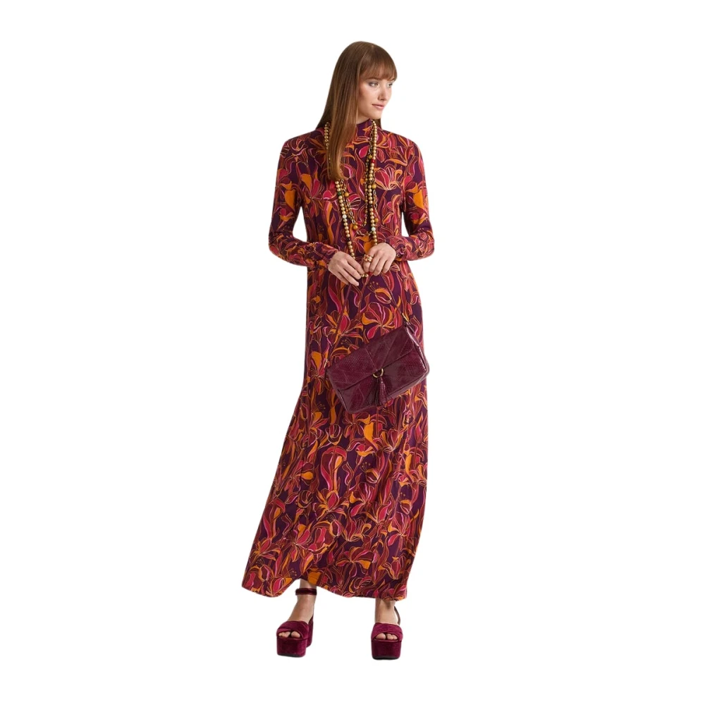 Maliparmi Vrouw Multicolor Kleedjes Dames, Veelkleurig, M, Lily's Ballet Dress