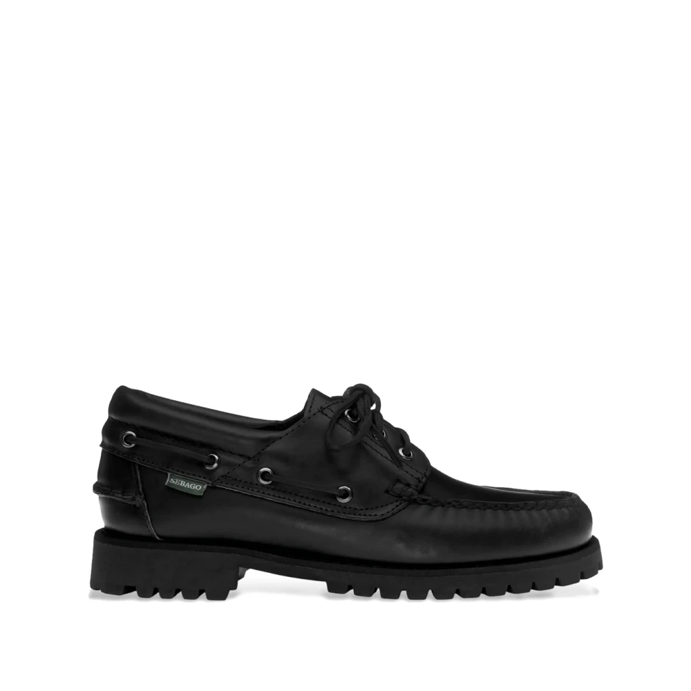 Sebago Uomo Nero Scarpe, 41 1/2 Eu, New, - Immagine 2