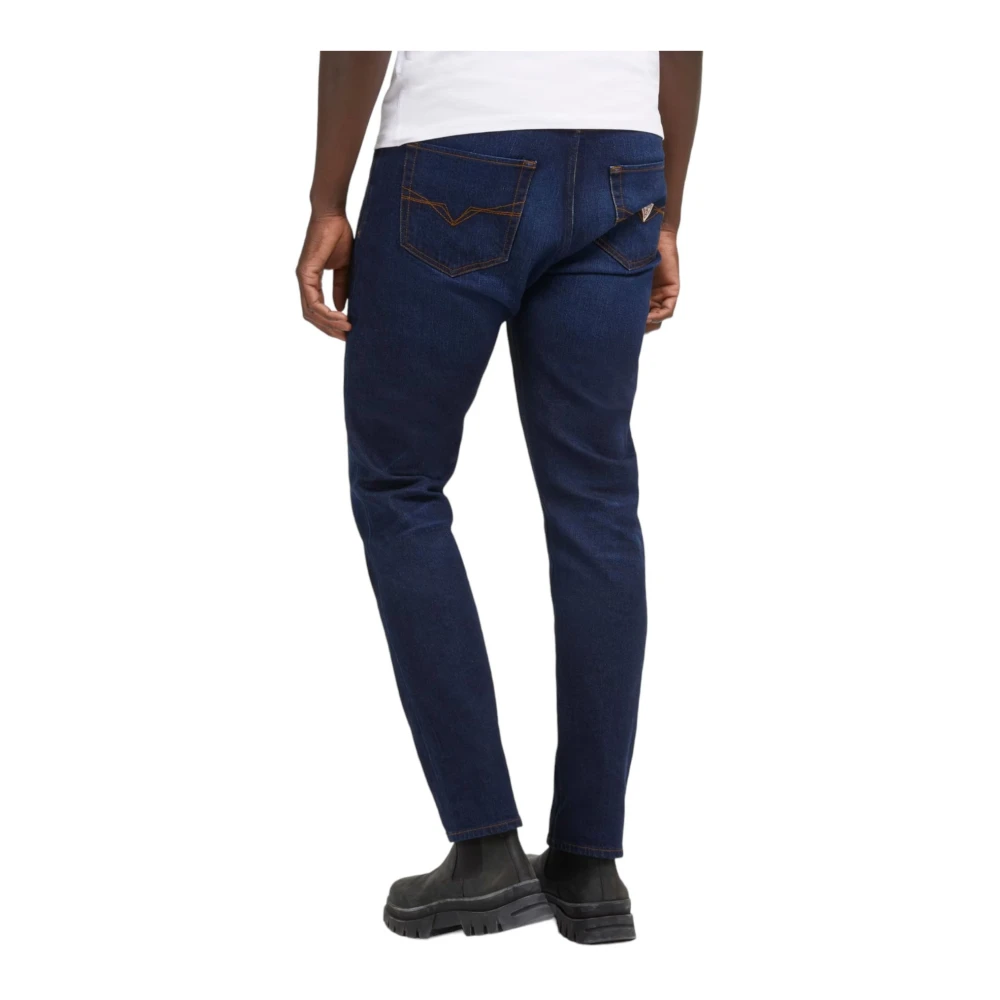 Guess Slim-fit Denim Broek Blue Heren
