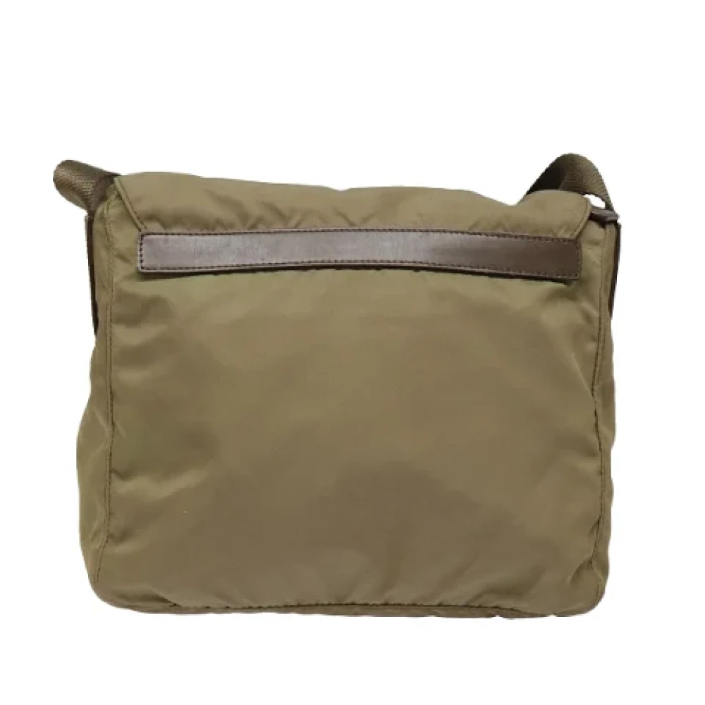 Prada Vintage Pre-owned Nylon prada-bags Brown Dames