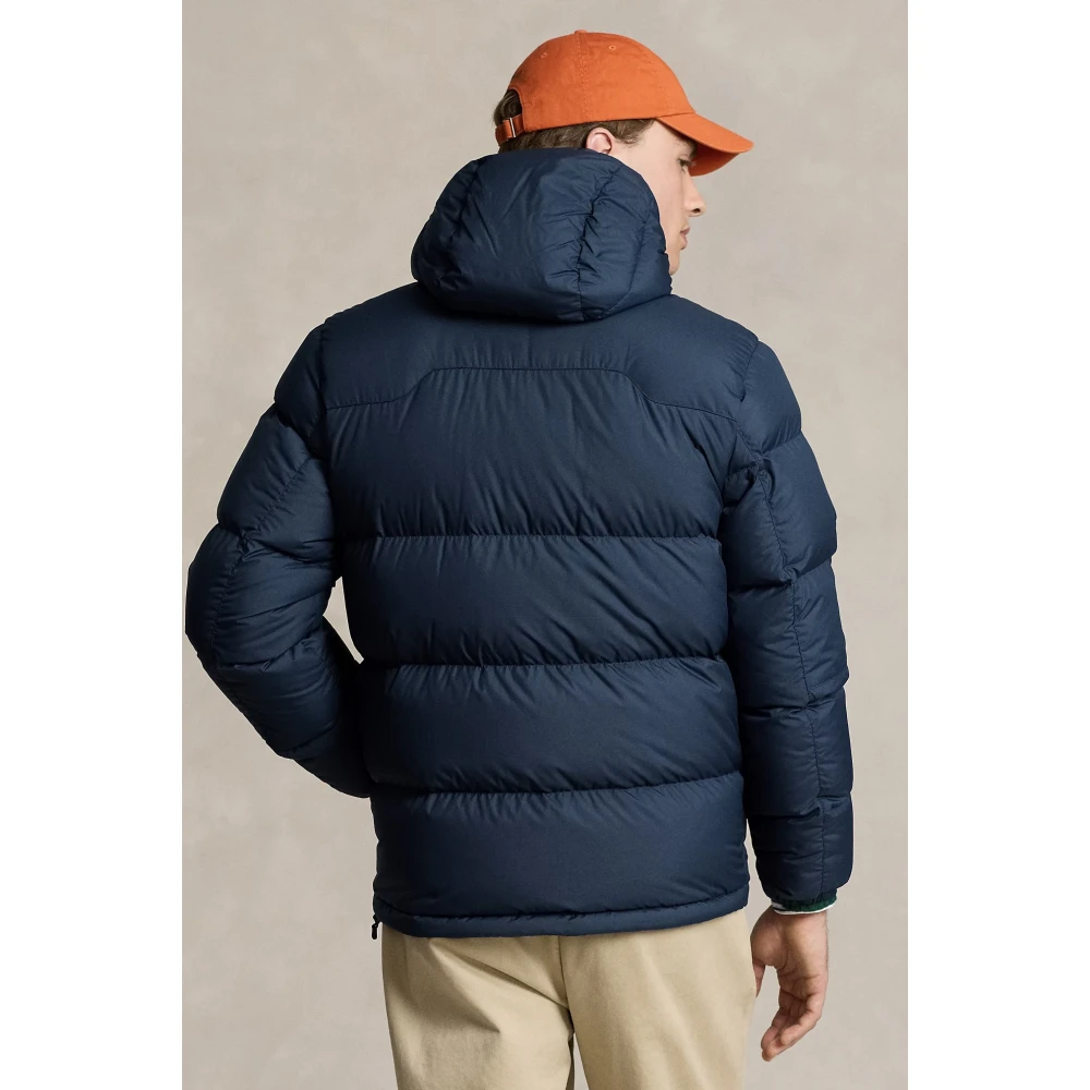 Ralph Lauren Navy Donsjack Collectie Blue Heren