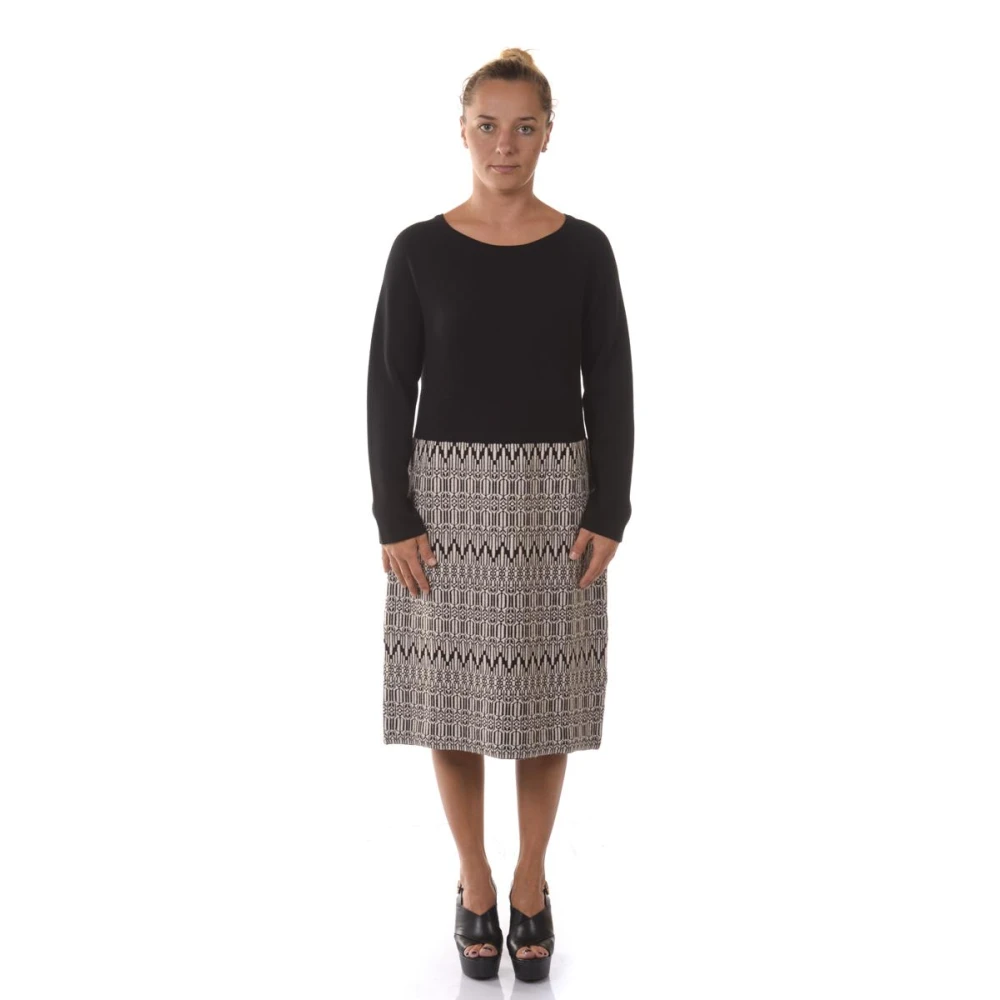 Max Mara Elegante Badia Jurk voor Vrouwen Black Dames