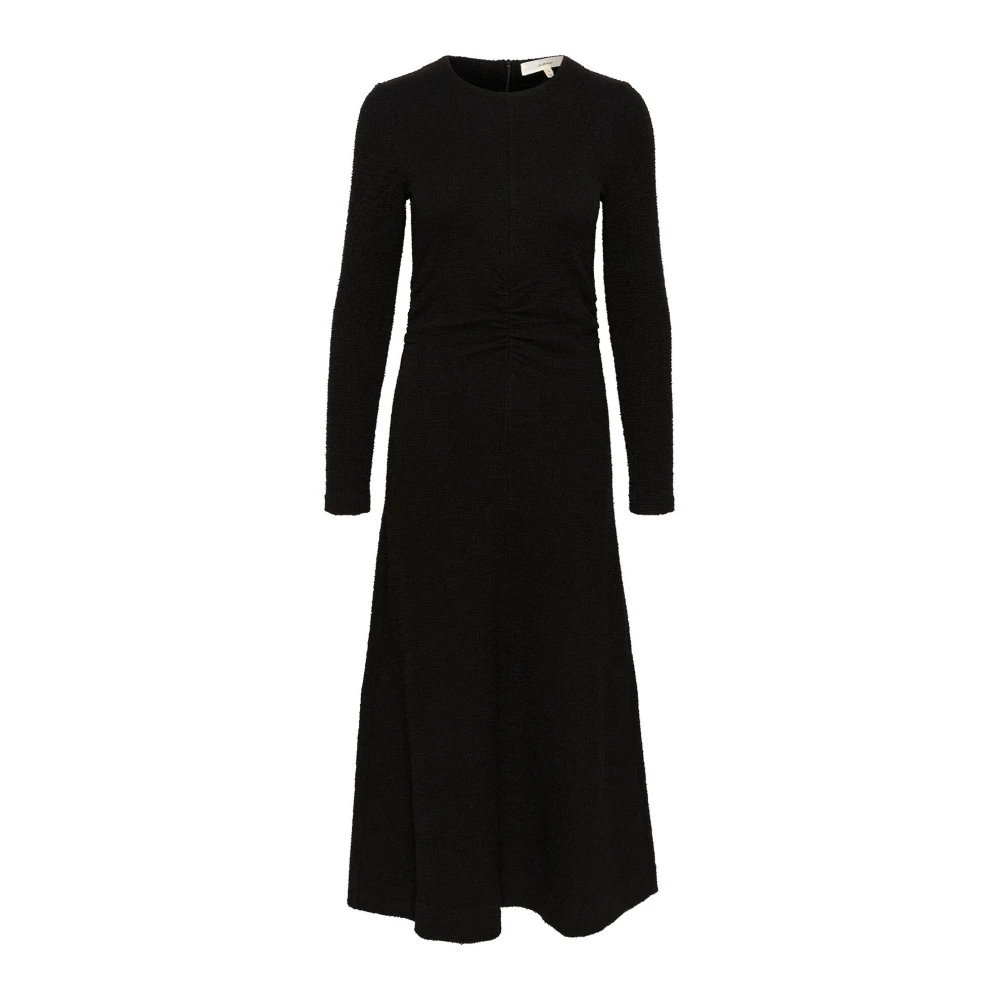InWear Zwarte Gedrapeerde Jurk Black Dames