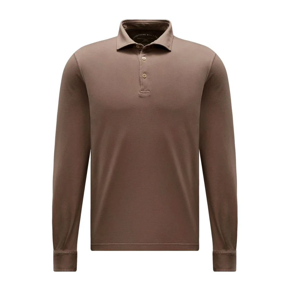 Fedeli Brown Polo Shirts, Male, 2XL, Accessories