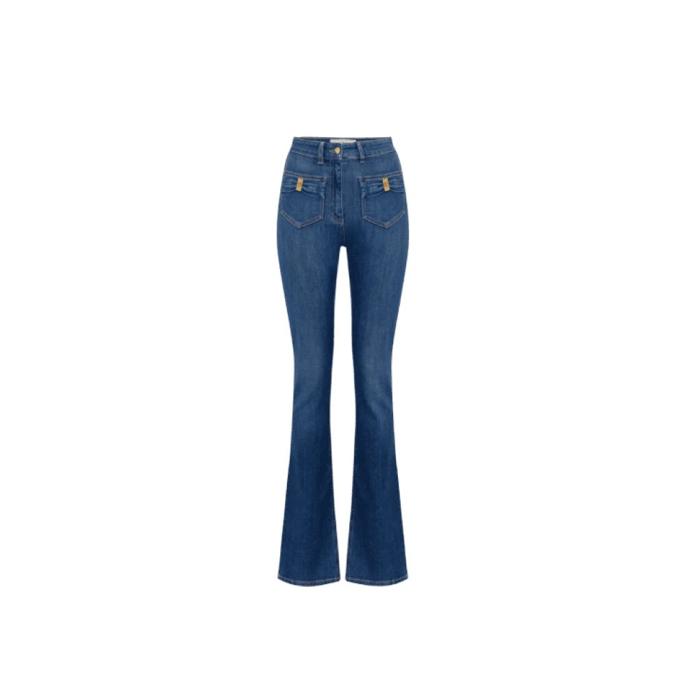 Jeans > Boot-cut Jeans - - Elisabetta Franchi - Modalova