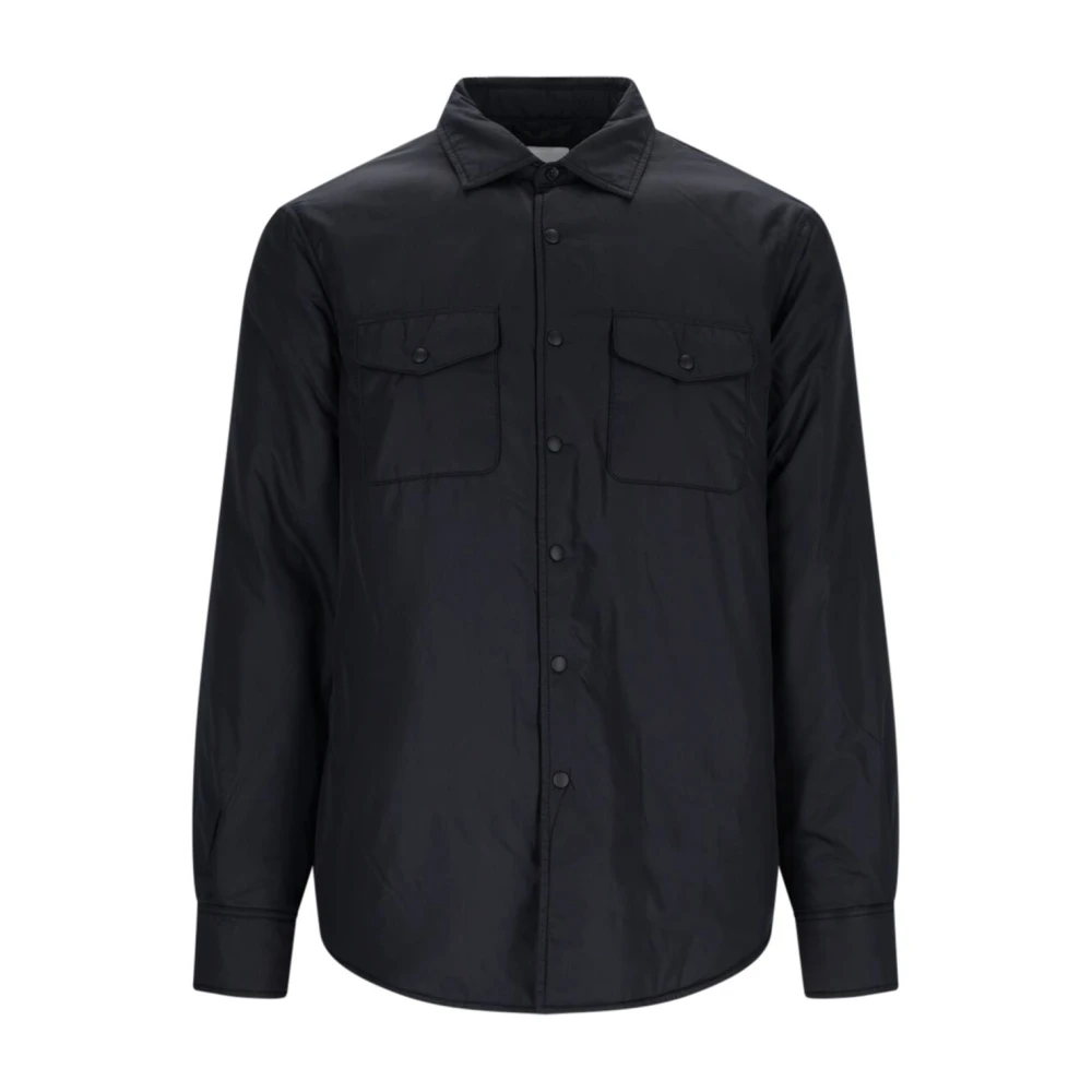 Aspesi Men's Black Casual Shirts, S, Casual Shirt
