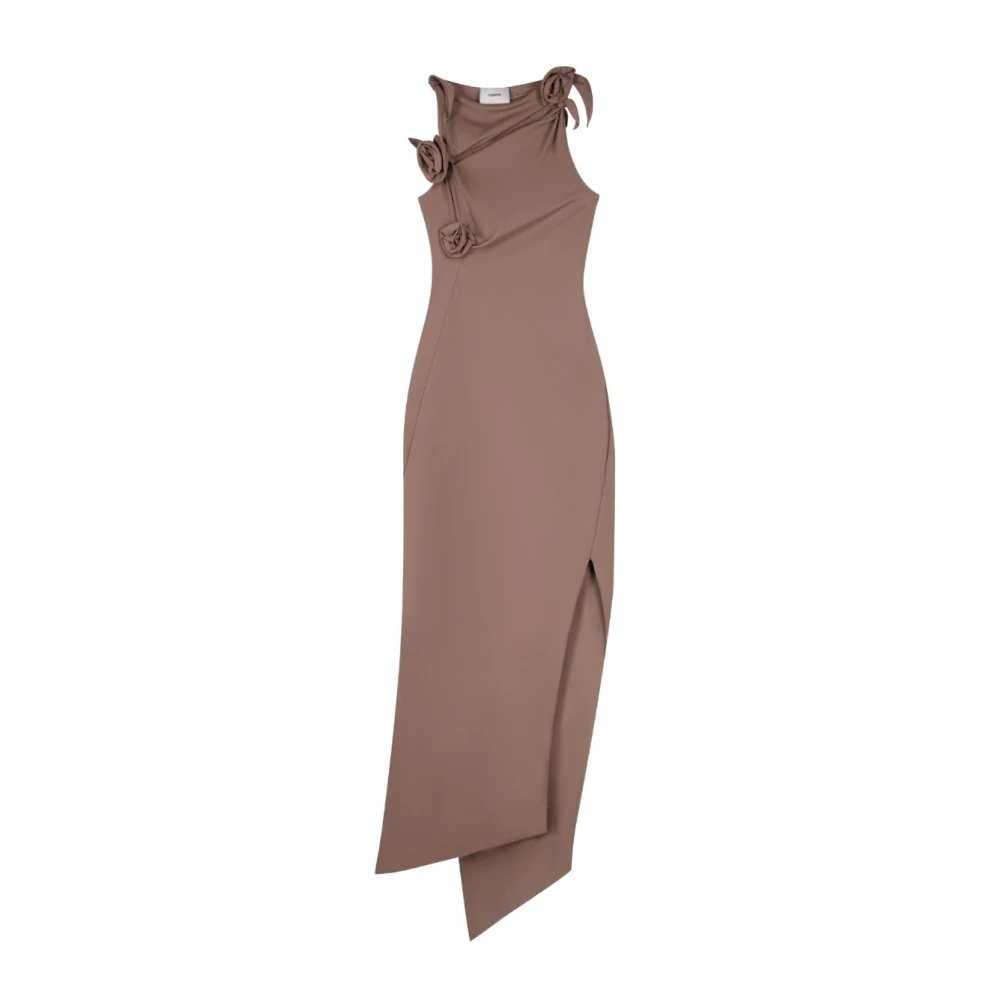 Coperni Women's Brown Gowns, Xs, Flower Gown