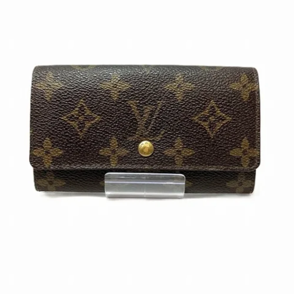 Louis Vuitton Vintage Pre-owned Canvas wallets Brown Dames