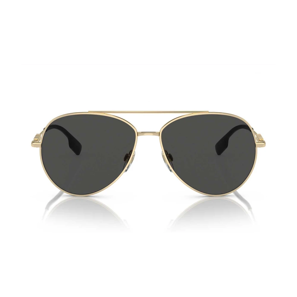 Burberry Unisex Yellow Pilot Style Sunglasses