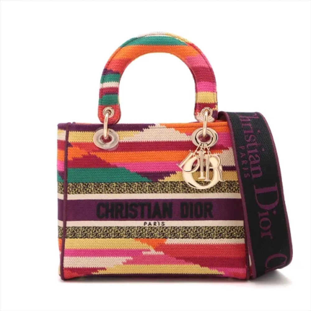 Dior Vintage Pre-owned Canvas handbags Multicolor Dames