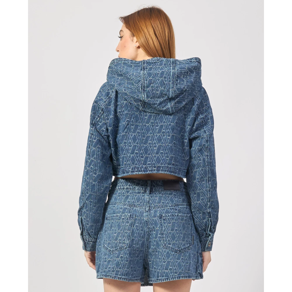 Armani Exchange Denim Jassen Collectie Blue Dames