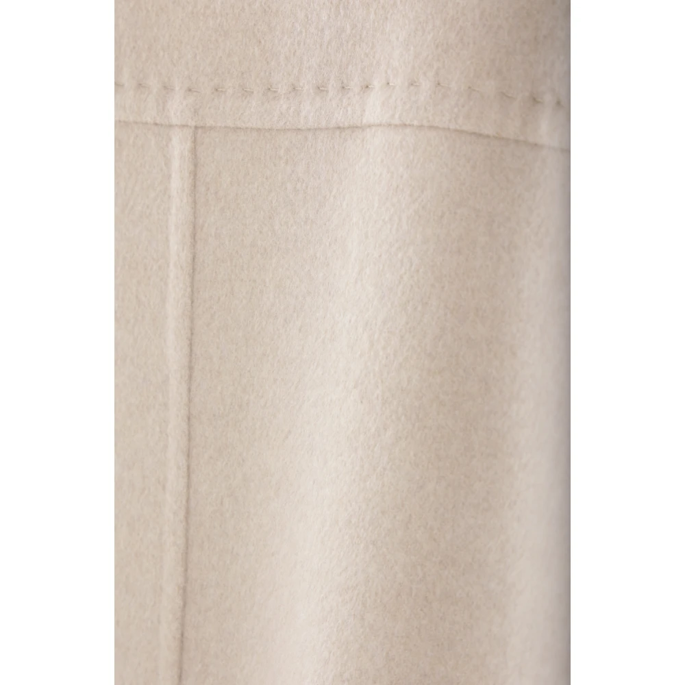 Max Mara Beige Cashmere Oversize Coat Beige Dames