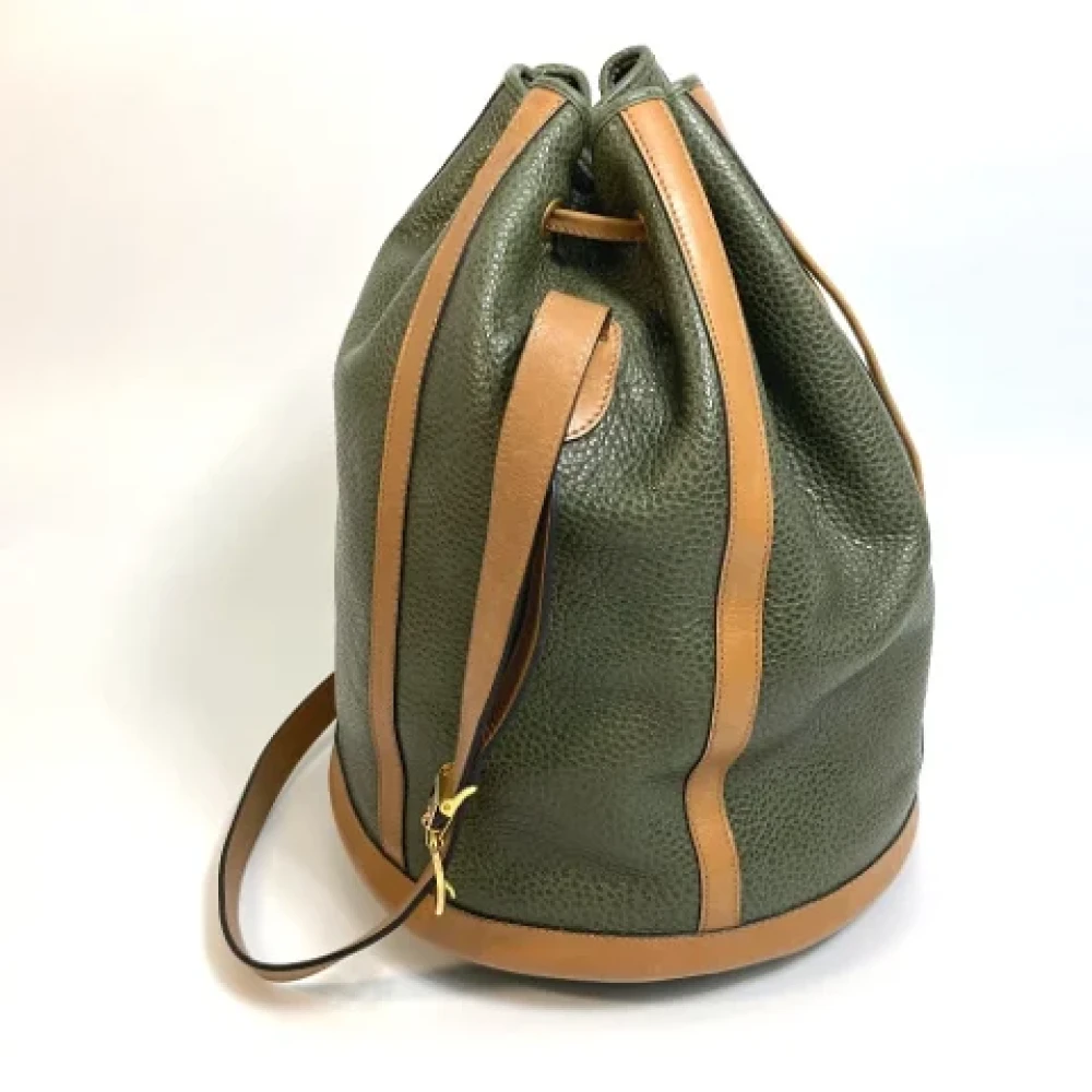 Dior Vintage Pre-owned Leather dior-bags Green Dames