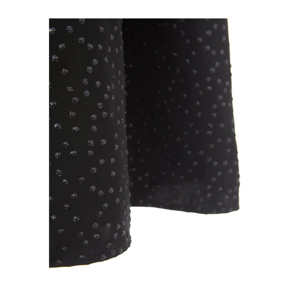 Lardini Zwarte Midi Rok voor Vrouwen Black Dames
