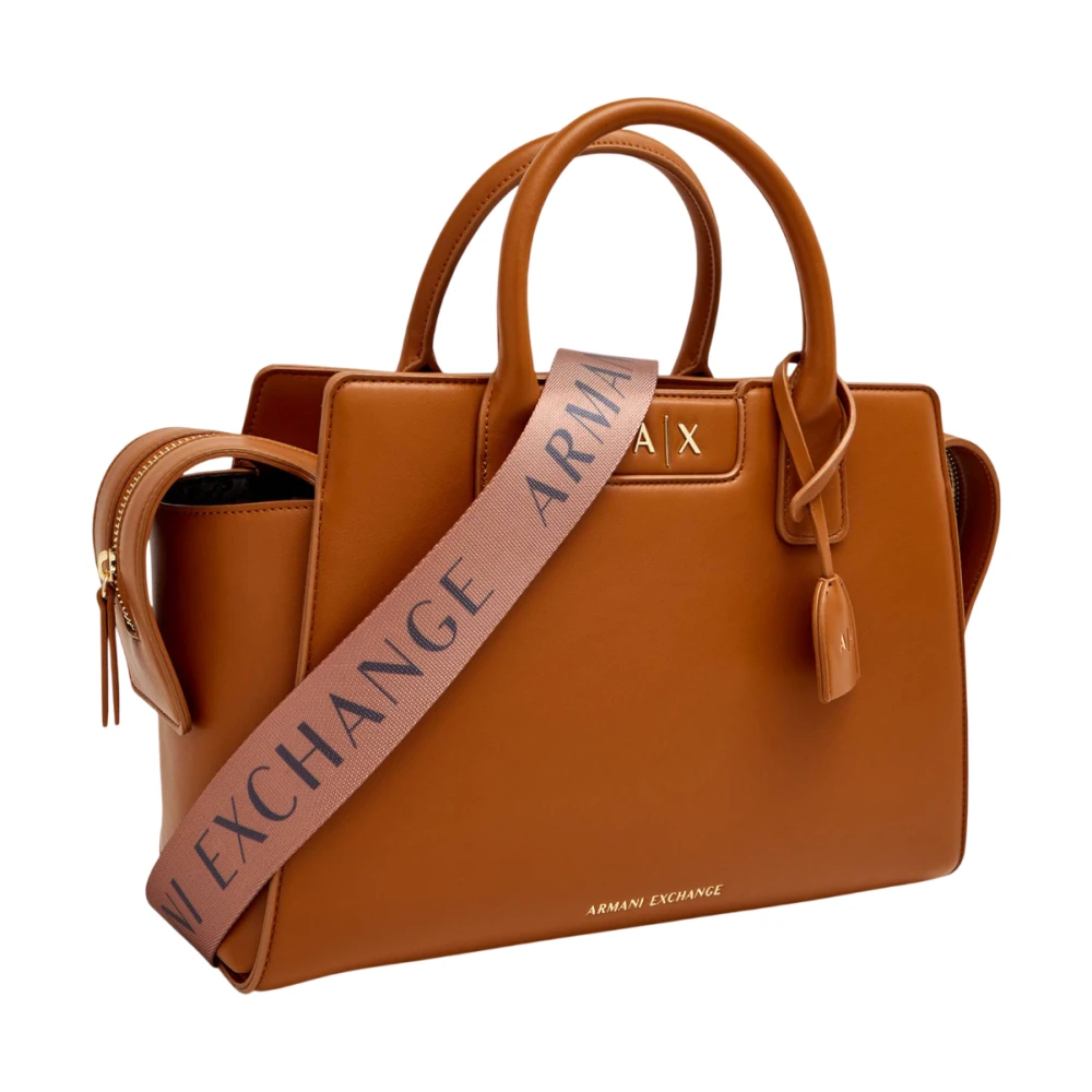 Armani Exchange Vrouw Bruin Tassen Dames, One Size, Polyester, Amelie M