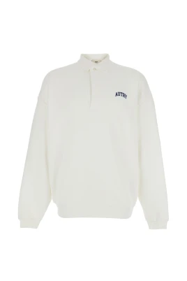 Polo-krage Sweatshirt