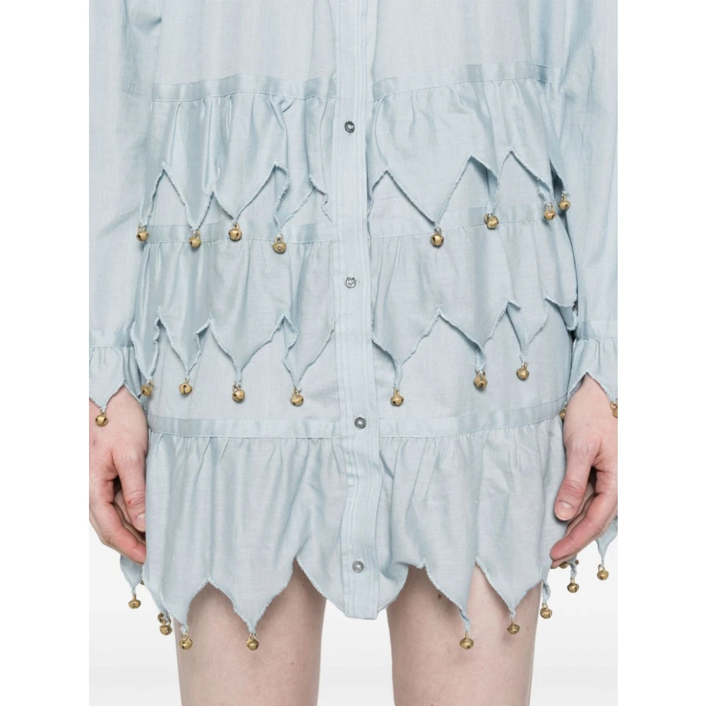 Bode Blauwe Petaluma Jurk Blue Dames
