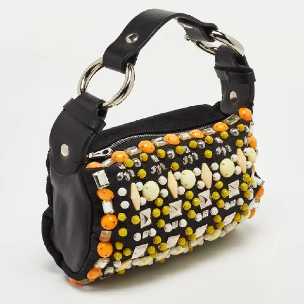 Chloé Pre-owned Canvas handbags Black Dames
