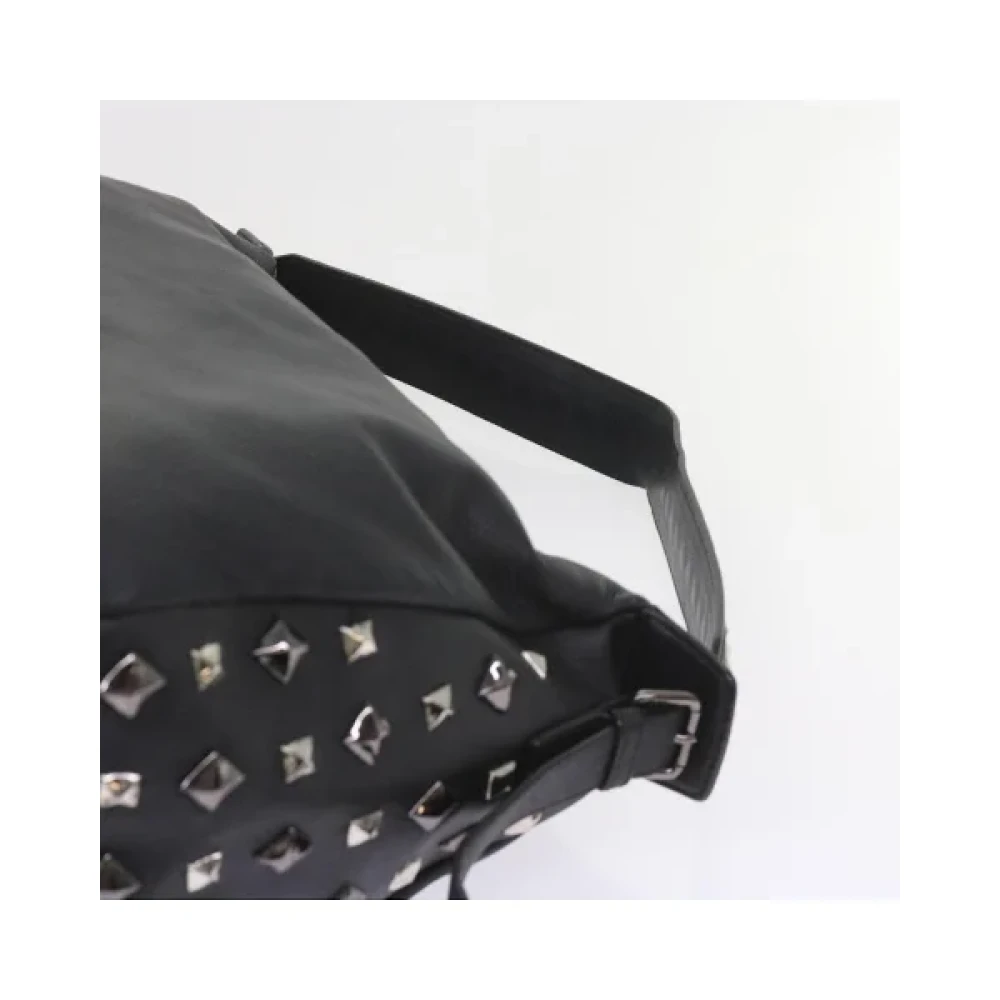 MCM Pre-owned Leather handbags Black Dames