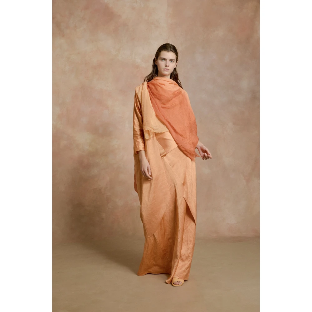 Cortana Jules driekleurige oranje sjaal Multicolor Dames
