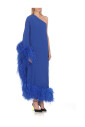 blue-boat-neckline-sleeveless-dress-with-ostrich-feathers