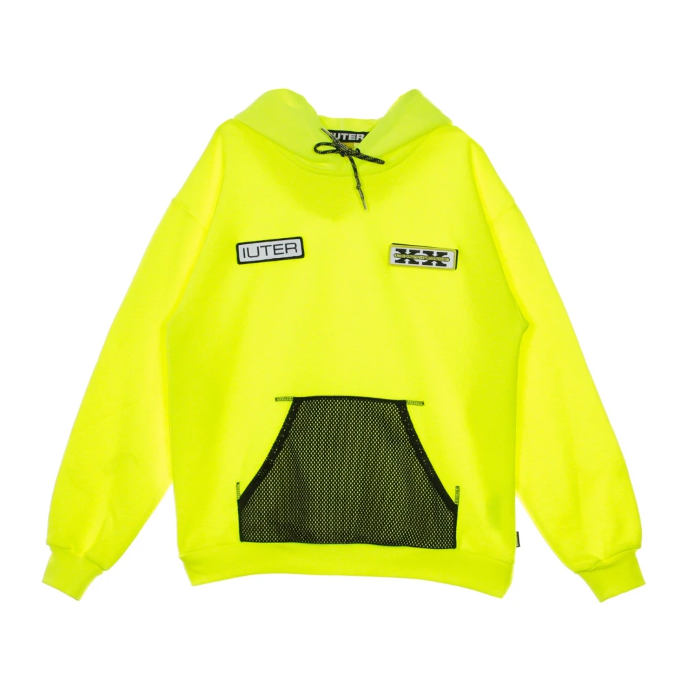 Iuter Uomo Giallo - Hoodie Leggero Neon - Sweatshirts & Hoodies - M
