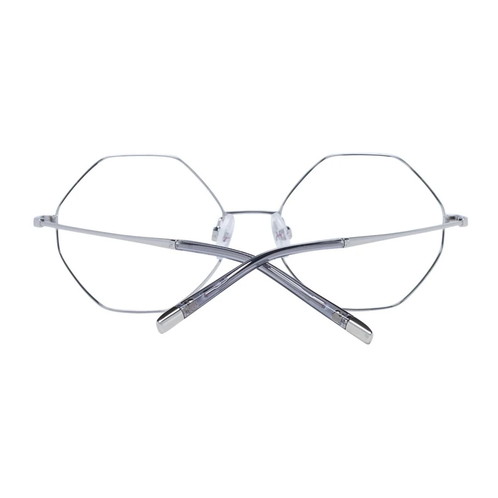 Ana Hickmann Zilveren Metalen Vierkante Optische Frames Gray Dames